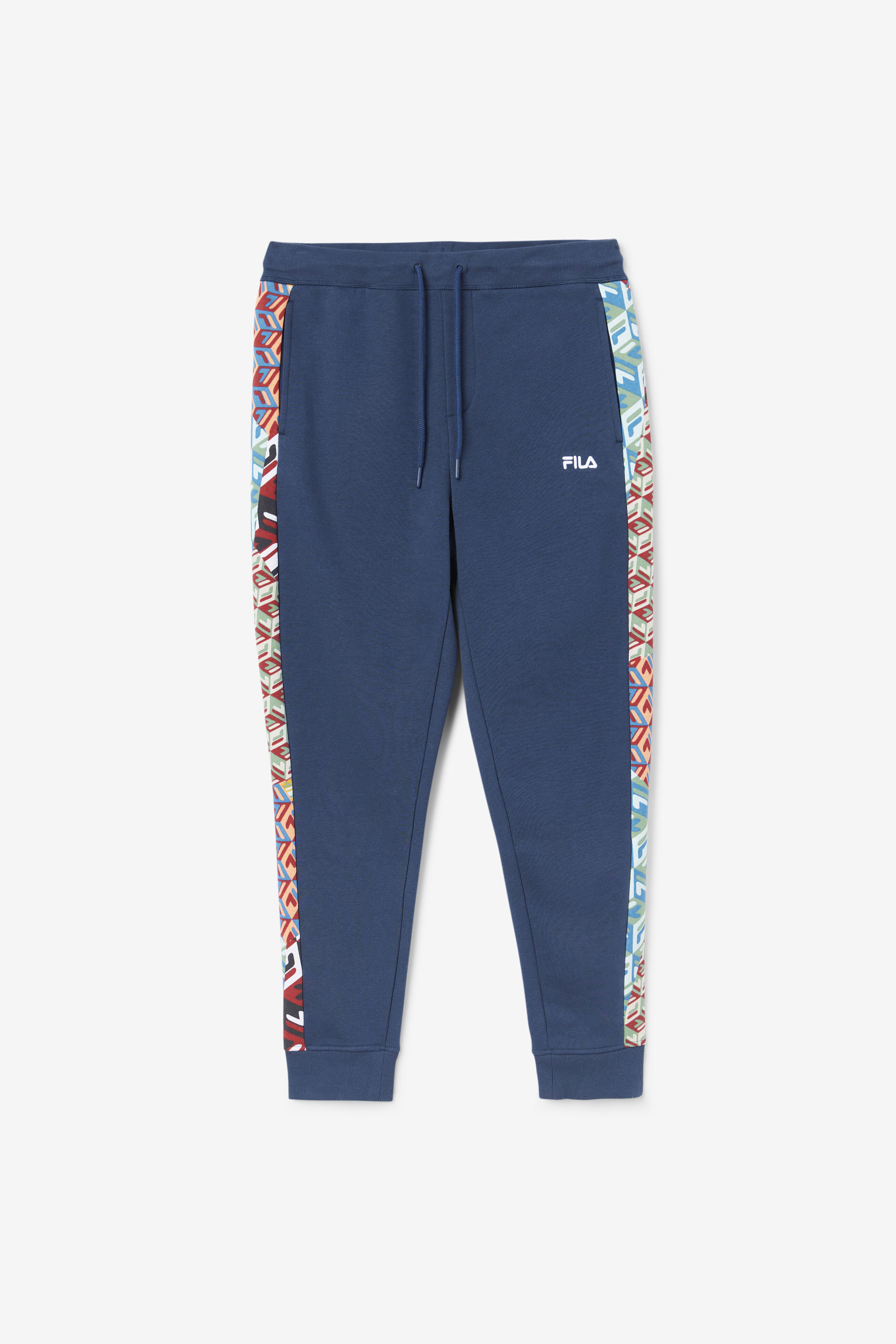 Pawa Men's Navy Blue Fleece Joggers | Fila LM23C626